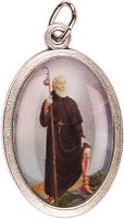 Medal - Oxidised/Saint Peregrine Picture   (1525/PER)