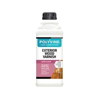 Polyvine Exterior Wood Varnish Satin 1L Product Shot