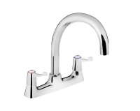 Bristan Lever Deck Sink Mixer Chrome with Ceramic Disc Valves VAL2 DSM C CD