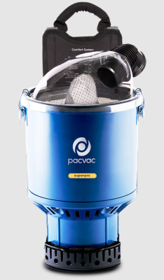 PACVAC SUPERPRO BACKPACK VACUUM CORDED