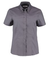 KUSTOM KIT LADIES SHORT SLEEVE CORPORATE OXFORD SHIRT