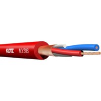 Klotz MY206 Professional Microphone Cable - Red (Sold Per Metre)
