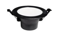 ROXANA 8W LED Downlight CCT3 3000K,4000K,6500K Dimmable IP44, black