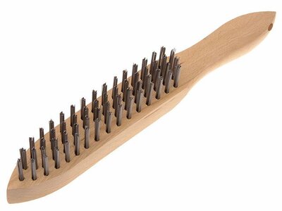 Faithfull 4 Row Heavy Duty Wire Scratch Brush