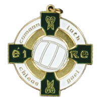 34mm Gaelic Football Medal - (Gold / Green)