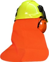 Hi-vis Sun Shield, Fire Retardant