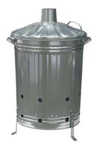 NO89 GALV 18 TAPER INCINERATOR