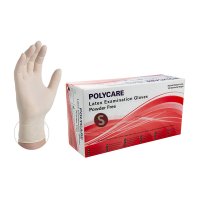 Polycare Small Powder Free Latex Gloves 100s