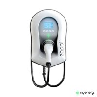 Zappi Smart EV Charger 7-22kW Tethered White Multiphase