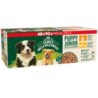 James Wellbeloved Puppy Pouch Turkey, Lamb & Chicken 90g 48pk x 1