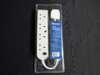 4 Gang 2 Metre Switched Extensio