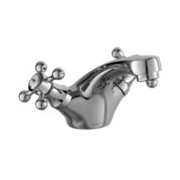 Tucker French Kensington Cross Mono Basin Mixer Tap (Click Waste)