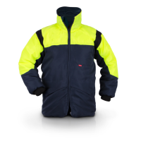 Flexitog Classic Coldstore Jacket, Navy/Yellow