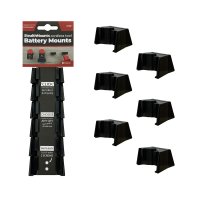 BLACK Battery Mounts for Milwaukee M12 6pk