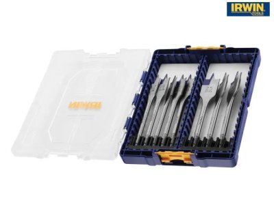 Irwin Blue Groove 4X Flat Bit Set, 8 Piece
