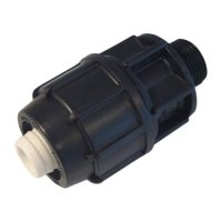 32mm 7414 PLASS SHEILD MALE ADAPTOR