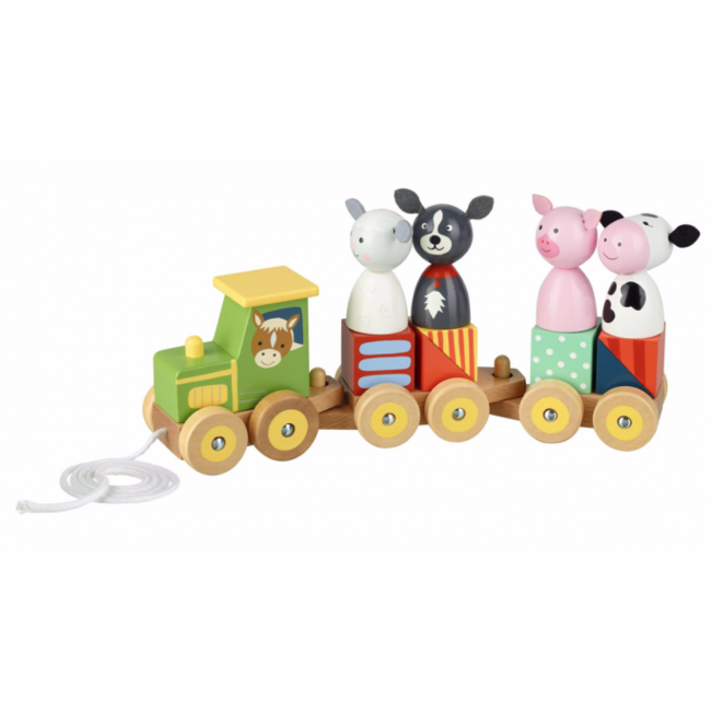 animal puzzle train