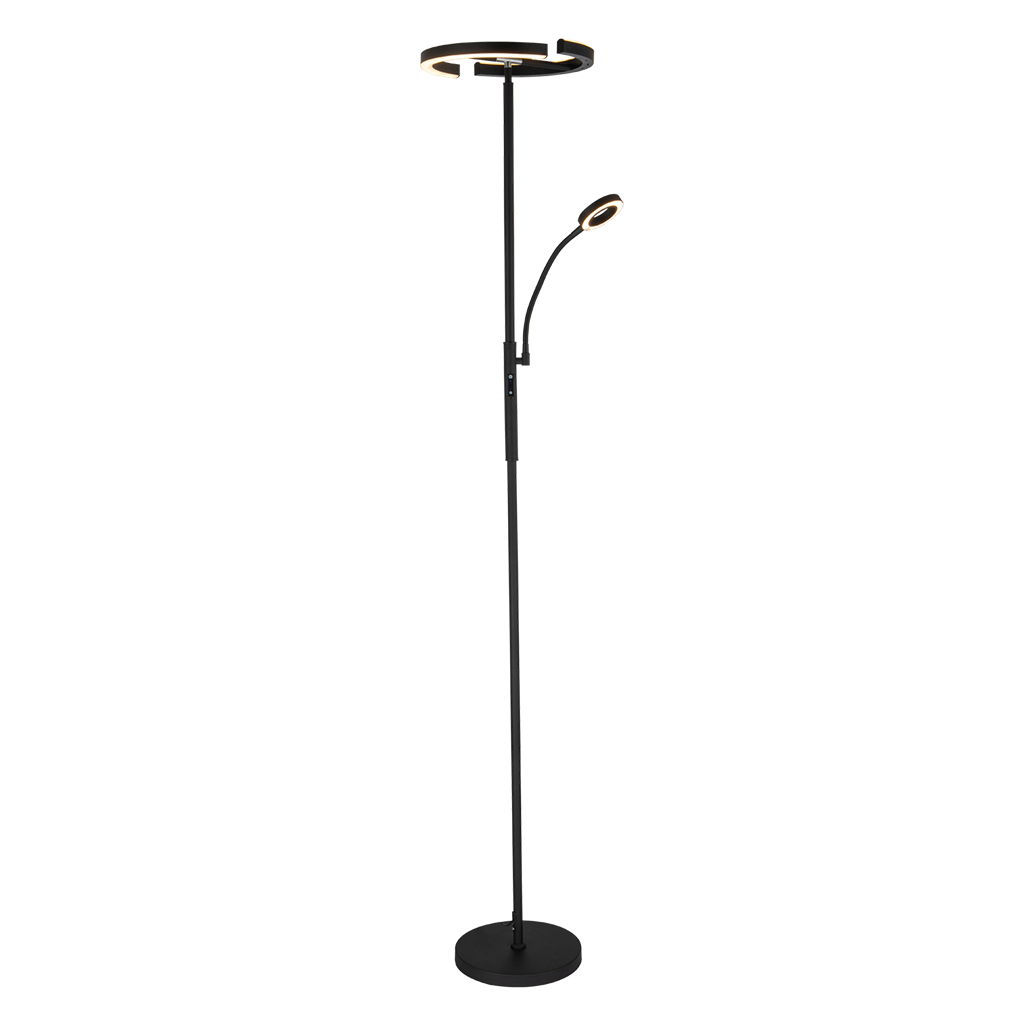 Domus Cyclops LED Mother and Child Floor Lamp Black