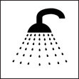 Symbole de douche