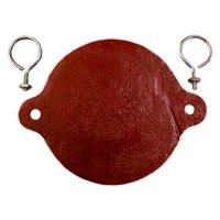 Aluminum Break Cap w/Eye Bolts, 3", Red