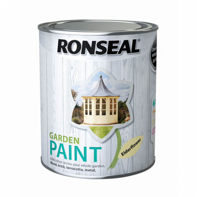 Ronseal Garden Paint 750ml Elderflower 37403