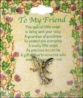 Angel Pin Brooch- Friend   (1729)