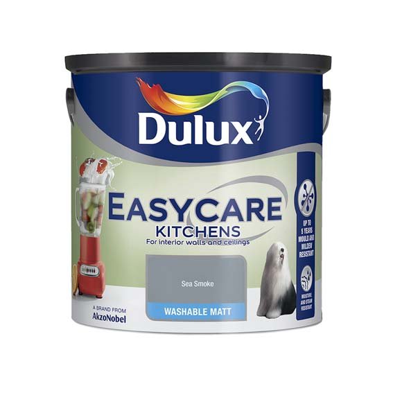 Dulux Easycare Kitchens Sea Smoke Paint Tough Washable Matt Paint