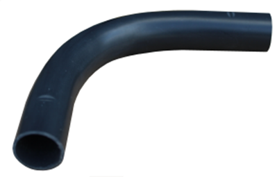 20mm PVC Solid Bend Black