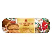 Speculoos loaf - spiced biscuit marzipan enrobed in milk choc - 15 x 125g