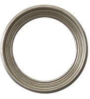 Aries Round Bevelled 68cm Mirror Country Silver