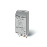 99.02.0.024.98 - Finder 99 Series 6-24V AC DC Pluggable Function Module LED Varistor