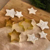 Gold Star Cookie Cutters - Pack of 3
