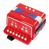 Koda Red 7 Button Accordion for Children -  HC103A
