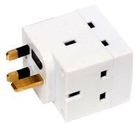 Triple Adaptor Plug 13Amp 3-Way