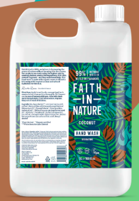 5L FAITH IN NATURE COCONUT HANDSOAP