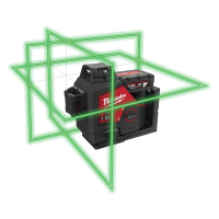 M12&trade; Green 360&deg; 3 Plane Laser