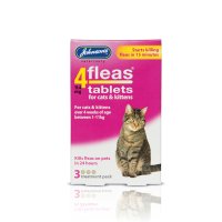 Johnsons 4Fleas Tablets for Cats & Kittens