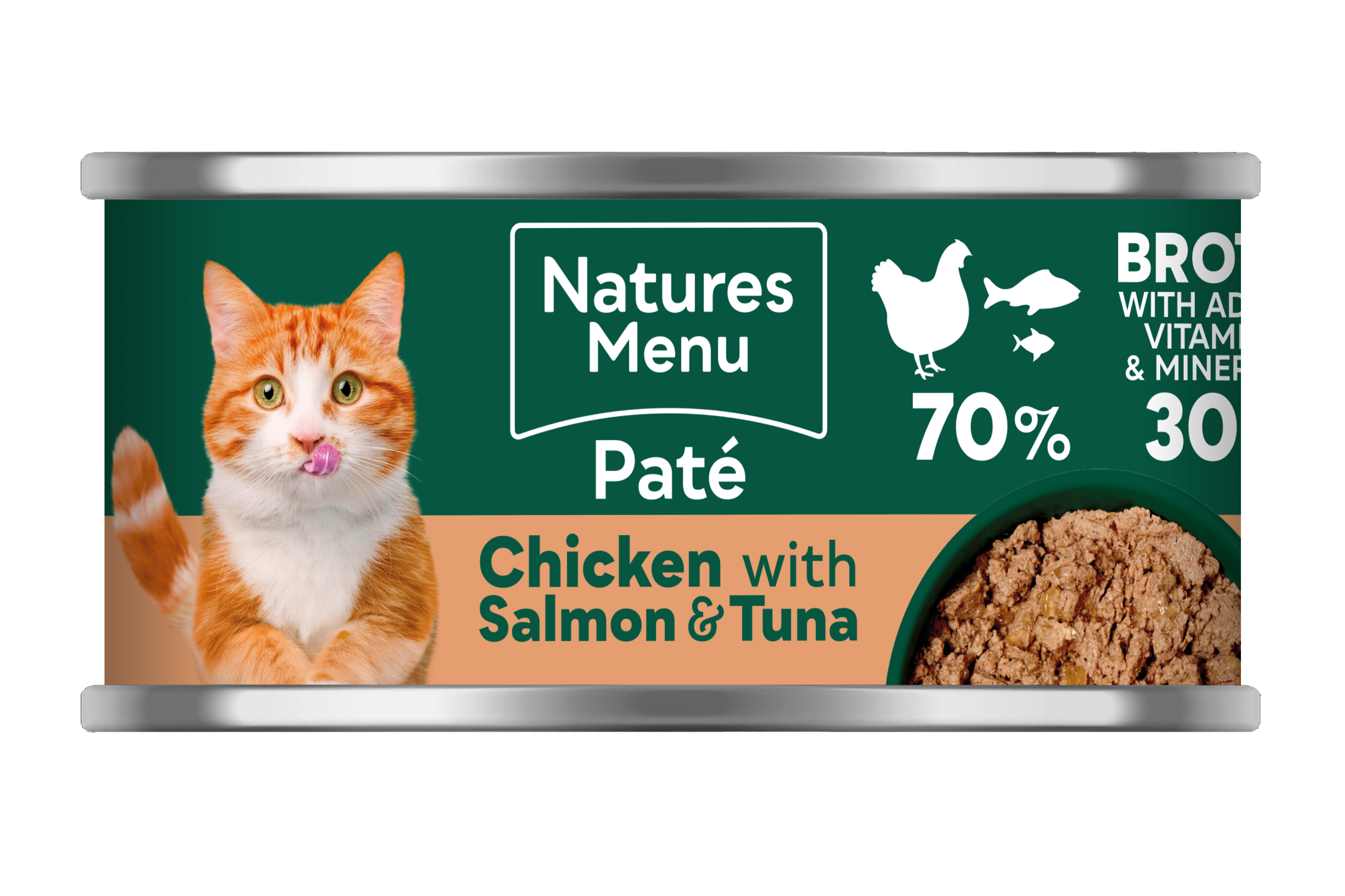 Natures Menu Cat Chicken with Salmon & Tuna Tins 18x85g