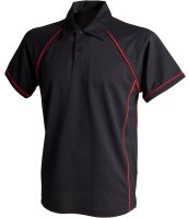 Finden & Hales Kids Coolplus Performance Piped Polo Shirt