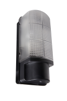 WHITESTAR 60W bulkhead with Photocell, IP44, White