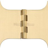 HG99-395-SB - Heritage Brass Parliament Hinge Brass 4 x 4 x 6 Satin Brass Finish