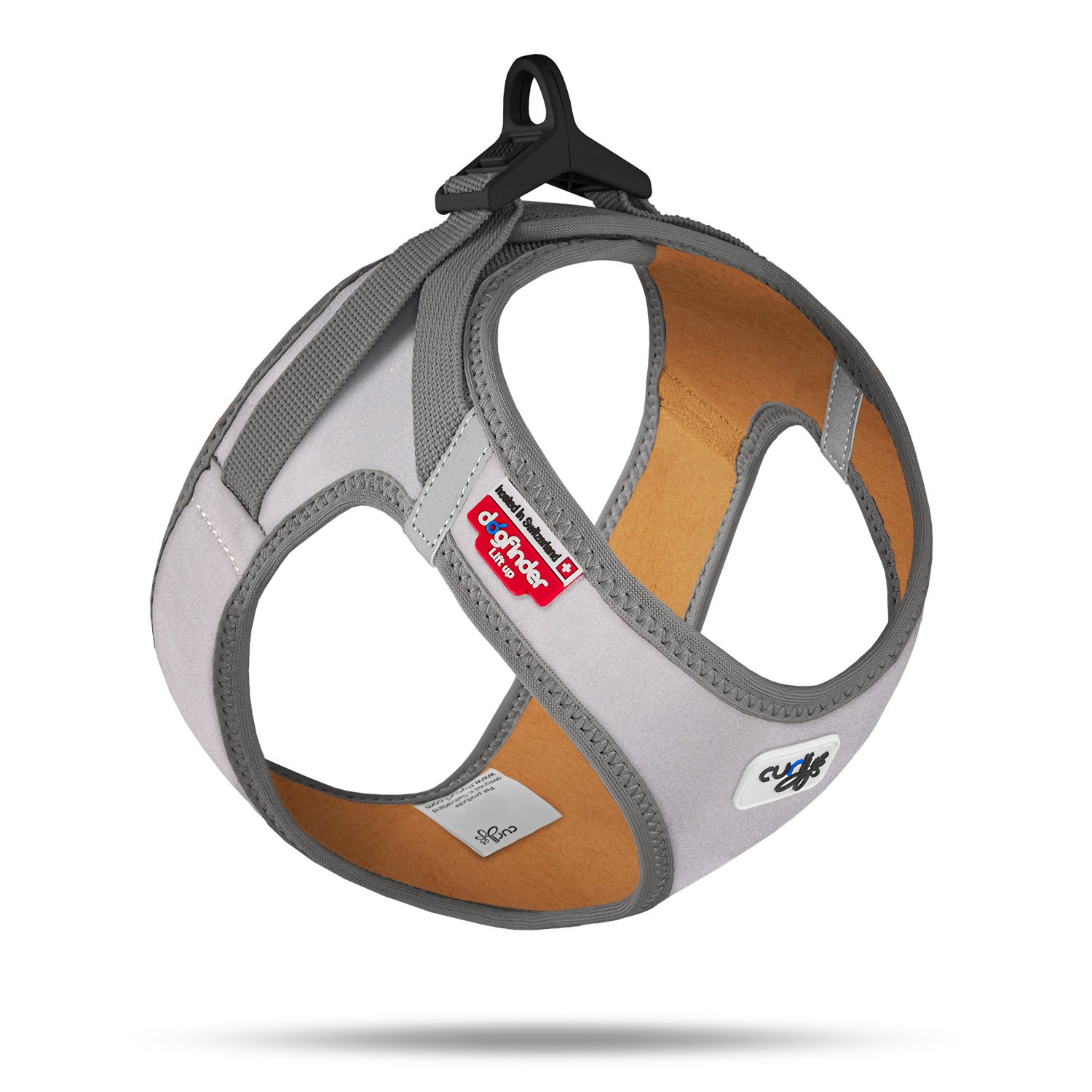 Curli Glow Clasp Vest Harness Reflective Grey