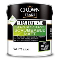 Crown Trade Crown Paint Clnex Sr Sc Matt White 2.5l
