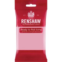 red packet of renshaw ready to roll icing fondant prof pink