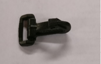Plastic Snap hook Black 20mm G20