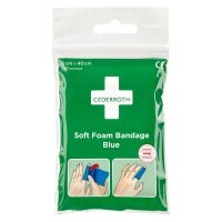 Cederroth Soft Foam Bandage Blue 40 cm x 6 cm, 40 pieces