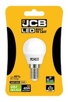 JCB 6W (40W) LED E14 GOLF BALL LAMP WARM WHITE 470 LUMEN