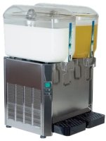 Tefcold Counter Top Juice Dispenser 2x 12Ltr Stainless Steel
