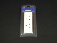 13 Amp 2 Gang Trailing Socket Block