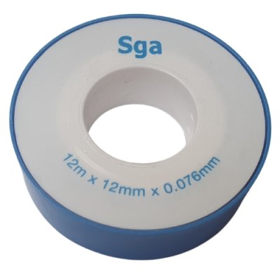 TEFLONBAND 112P-12mmx12m  /ROL0.08mm dikte - 200  rollen/ktn